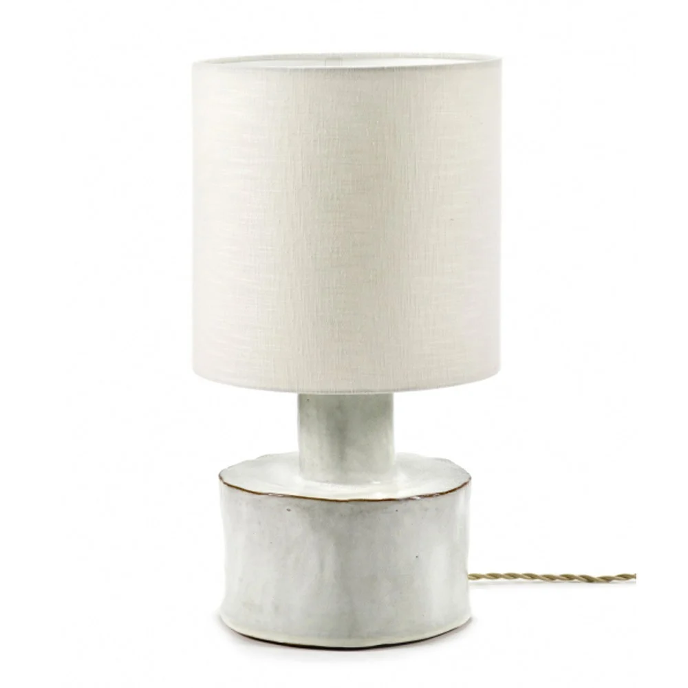Lampada da tavolo Catherine bianca