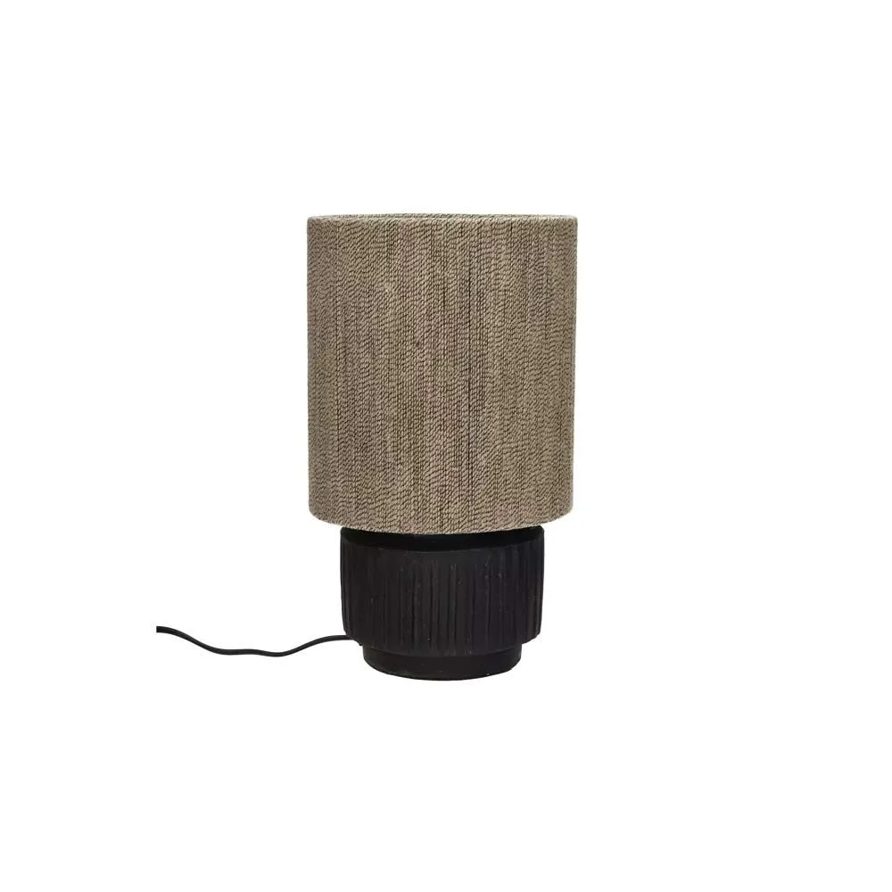 Lampada da tavolo CORDOBA DIA 18 x H 30 cm - nero