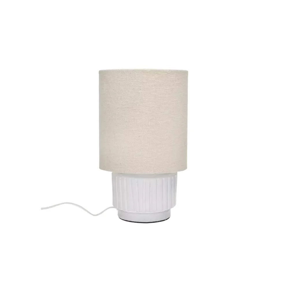 Lampada da tavolo CORDOBA DIA 18 x H 31 cm - bianco