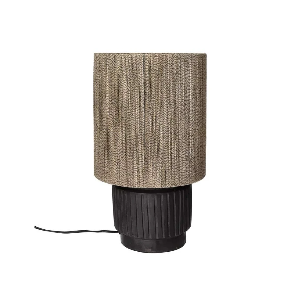 Lampada da tavolo CORDOBA DIA 25 x H 42 cm - nero