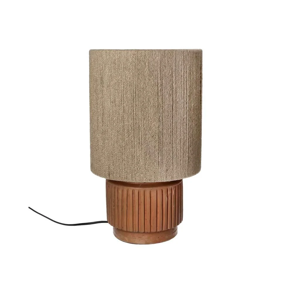 Lampada da tavolo CORDOBA DIA 25 x H 42 cm - terracotta