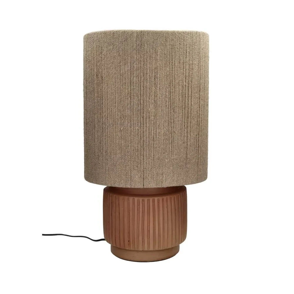 Lampada da tavolo CORDOBA DIA 32 x H 57 cm - terracotta