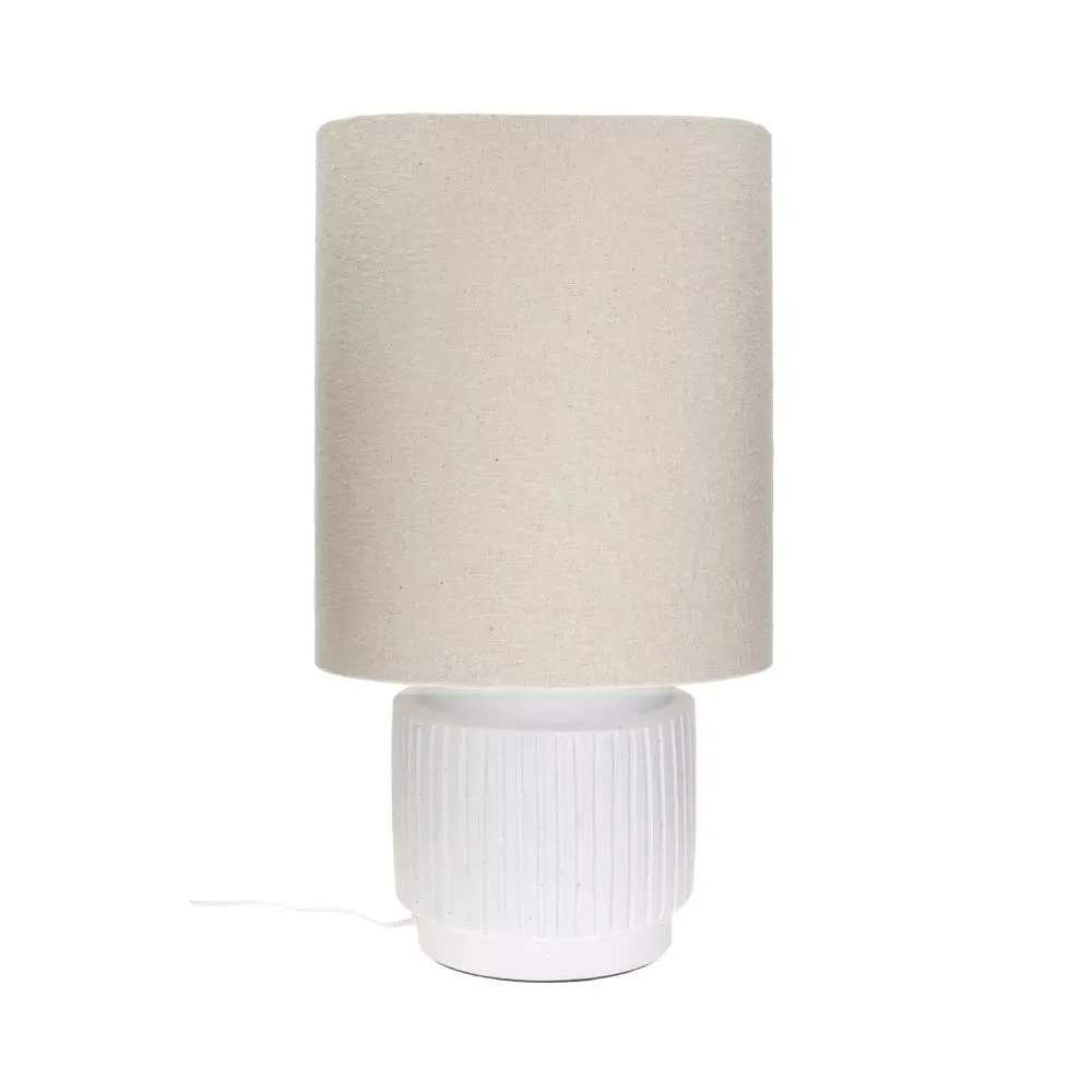 Lampada da tavolo CORDOBA DIA 32,5 cm x H 56,5 cm - bianco