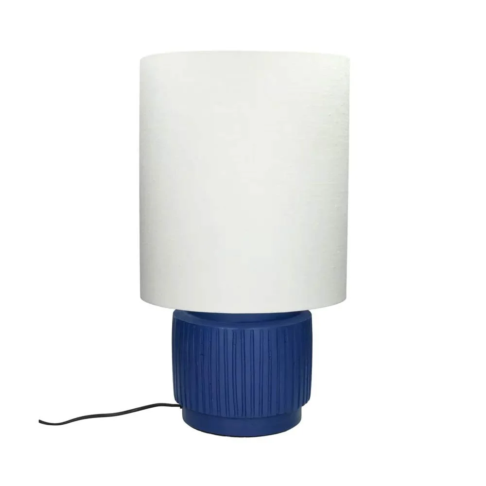 Lampada da tavolo CORDOBA DIA 32,5 x H 56,5 cm - blu