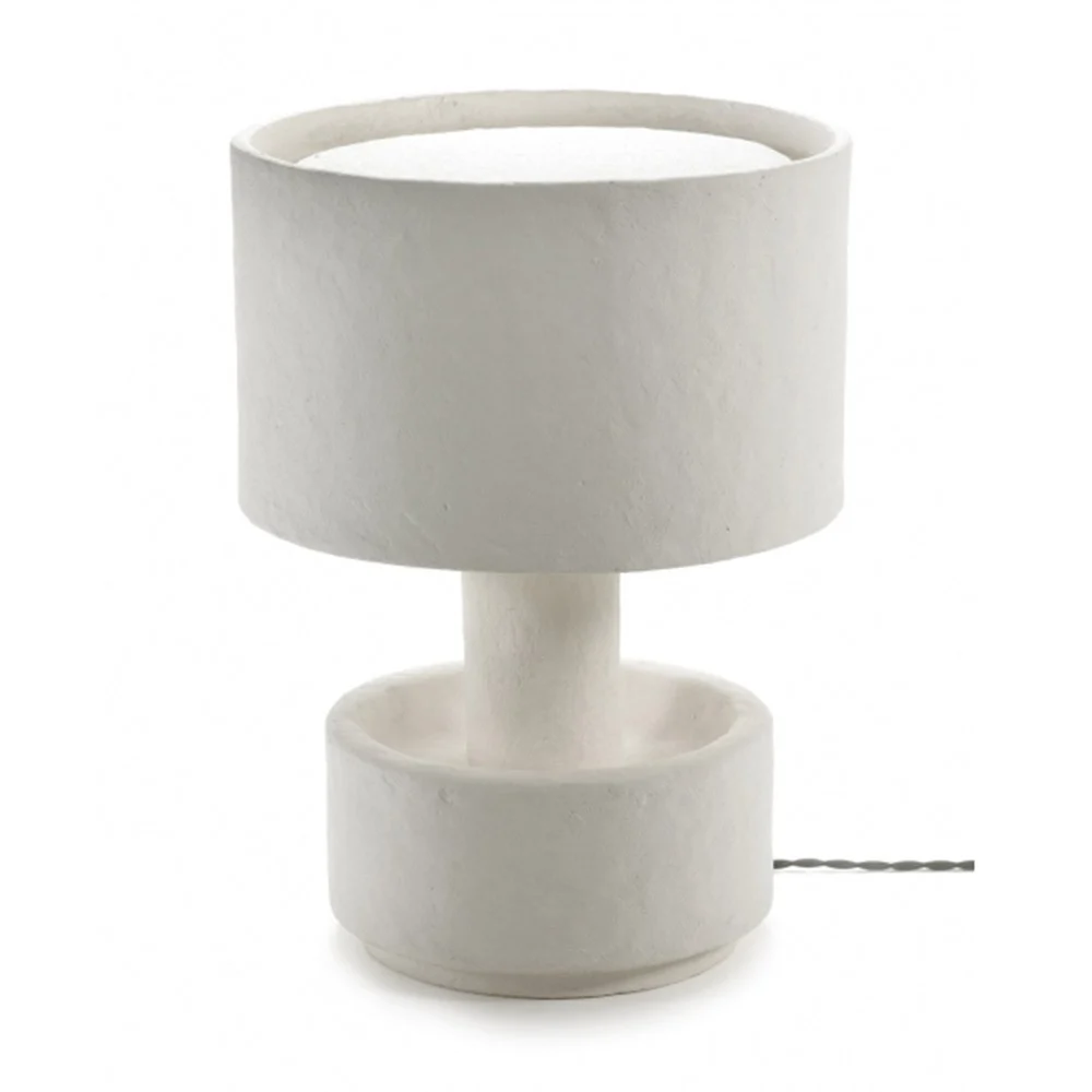 Lampada da tavolo Earth bianco S