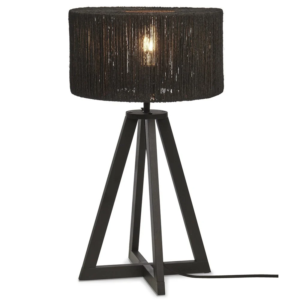 Lampada da tavolo Iguazu 4 piedi - nero