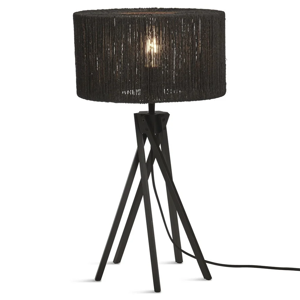Lampada da tavolo Iguazu 5 piedi - nero