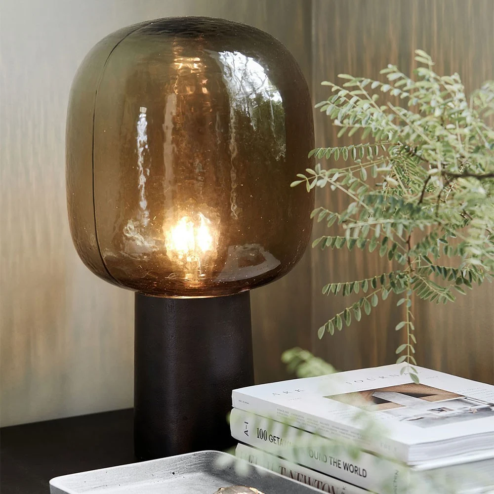 Lampada da tavolo Note - Ottone brunito