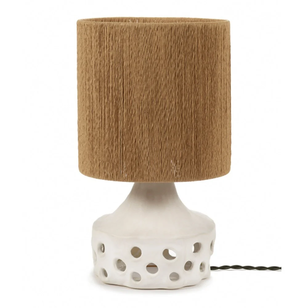 Lampada da tavolo Oya 02 marrone