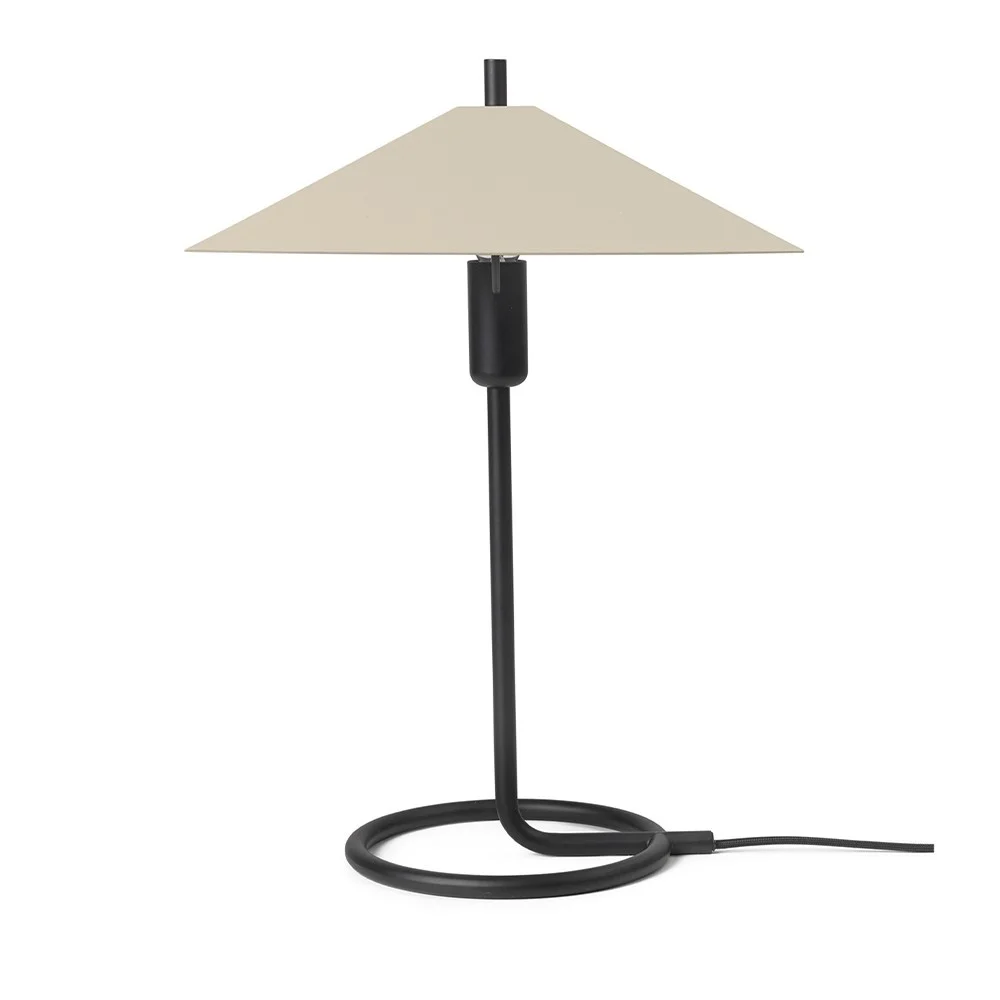 Lampada da tavolo quadrata - Filo Cachemire