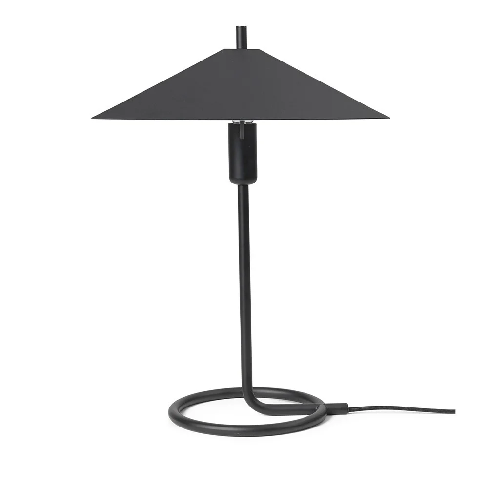 Lampada da tavolo quadrata - Filo noir