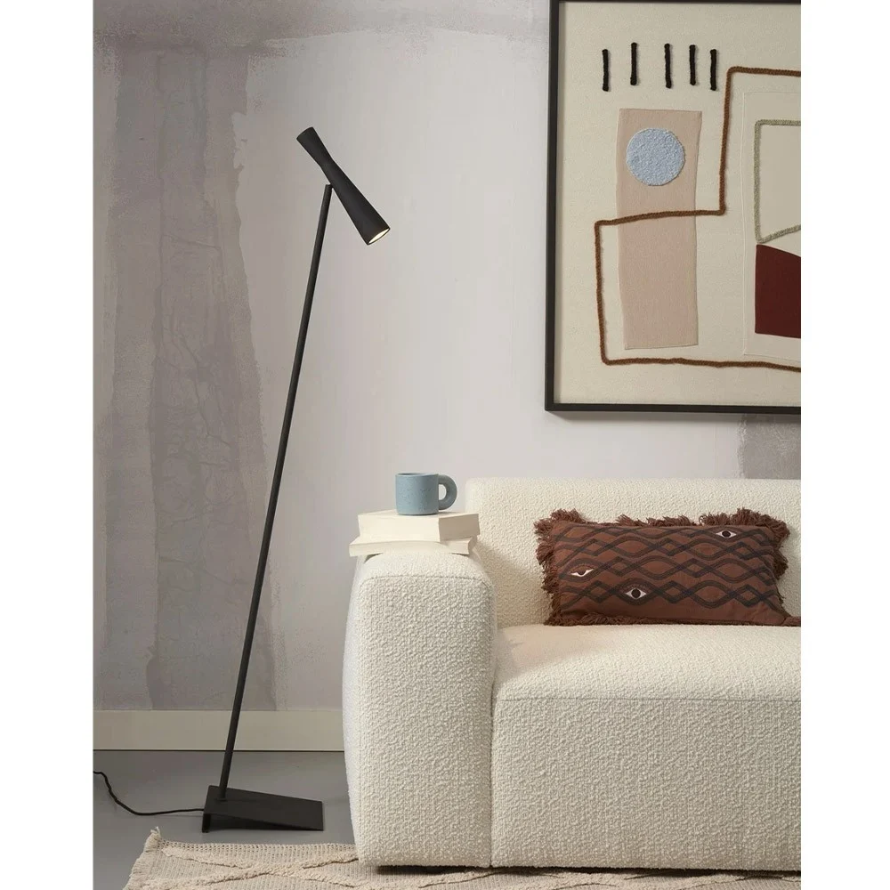 Lampada da terra Bordeaux GU10 - nero