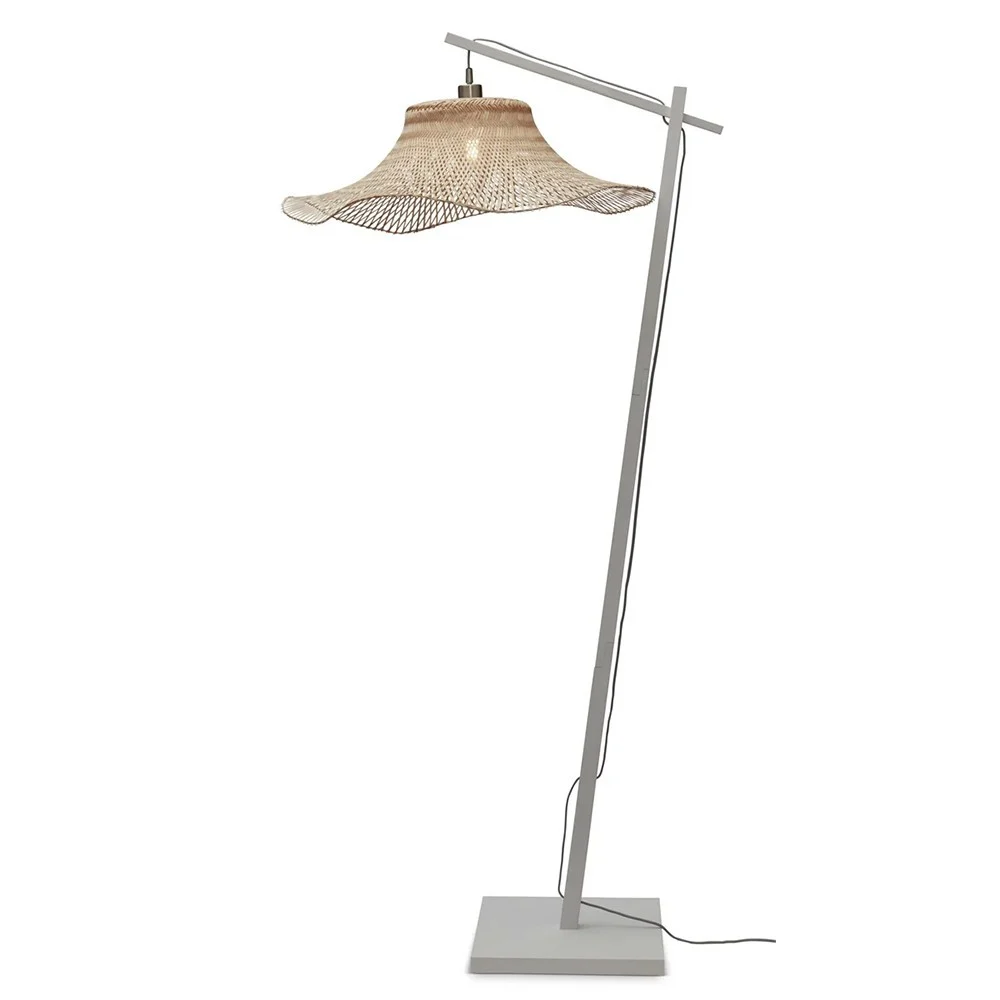 Lampada da terra Ibiza L bianco