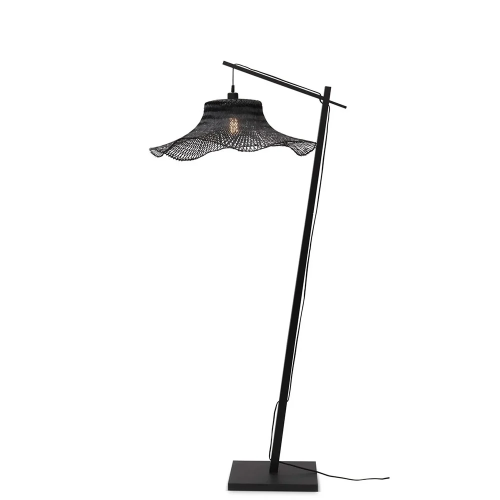 Lampada da terra Ibiza L nera