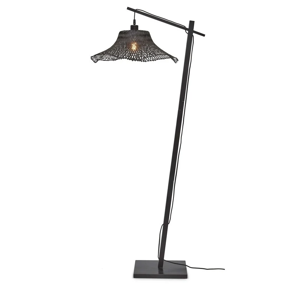 Lampada da terra Ibiza S nera