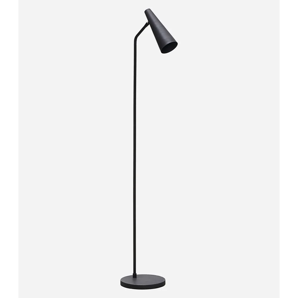 Lampada da terra Precise - Nero opaco