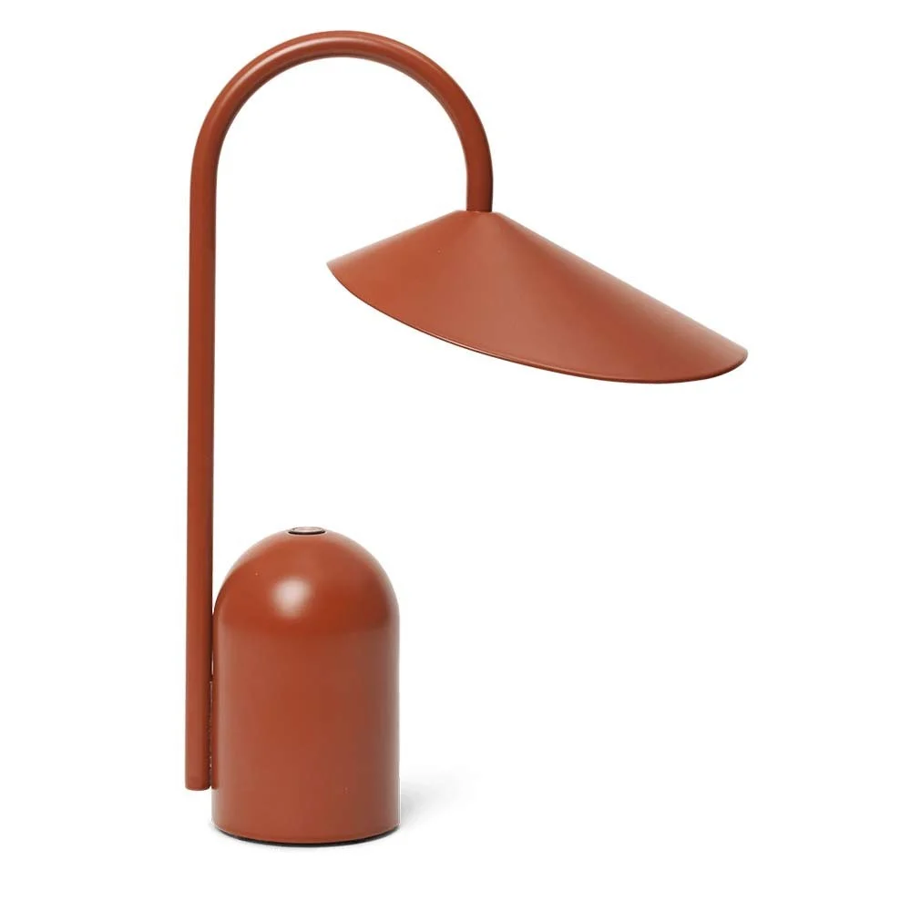 Lampada portatile Arum - ossido rosso