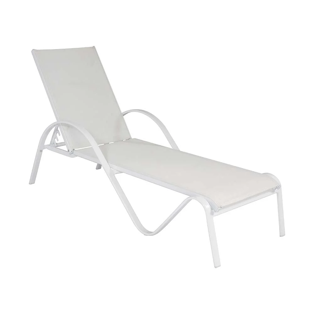 Lettino prendi sole Arrecife disponibile in due finiture