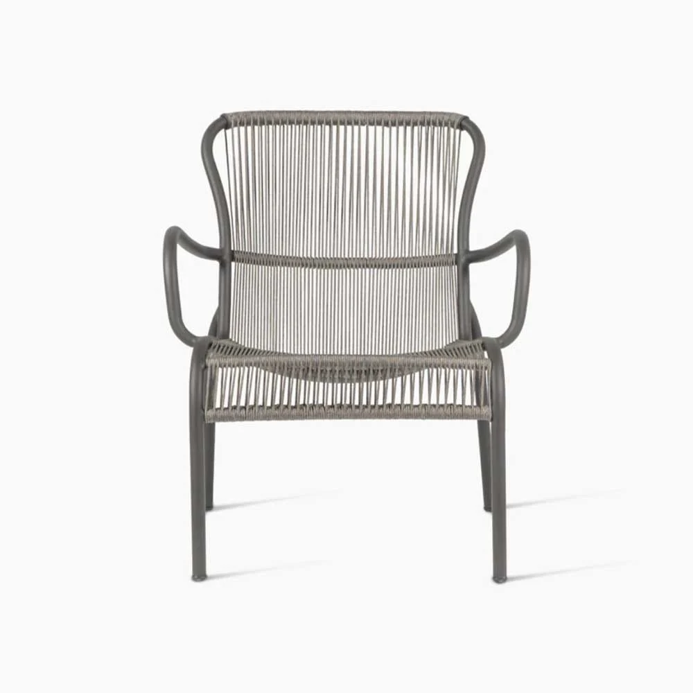 Loop Lounge Chair Grigio fossile