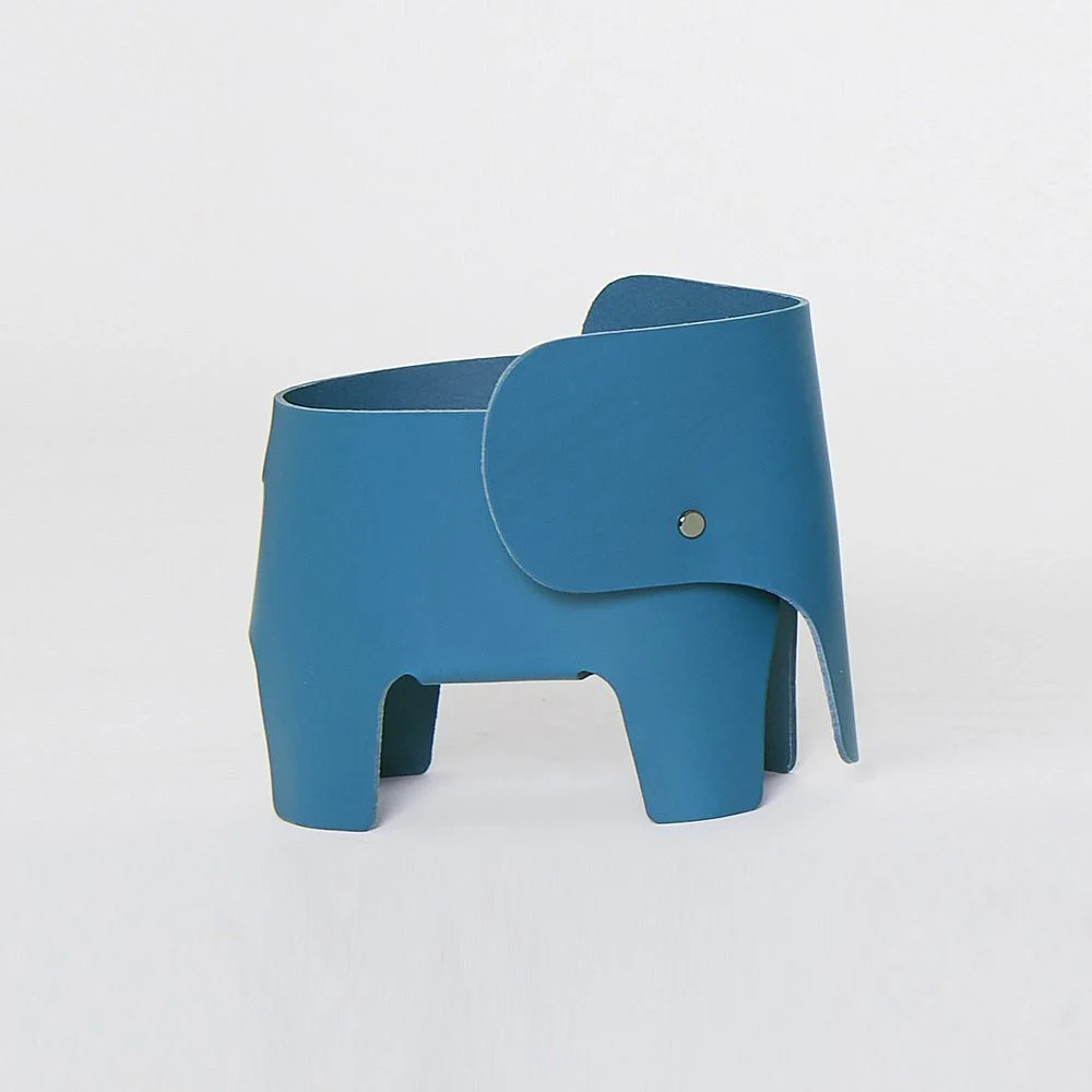 Luce notturna a forma di elefante - blu