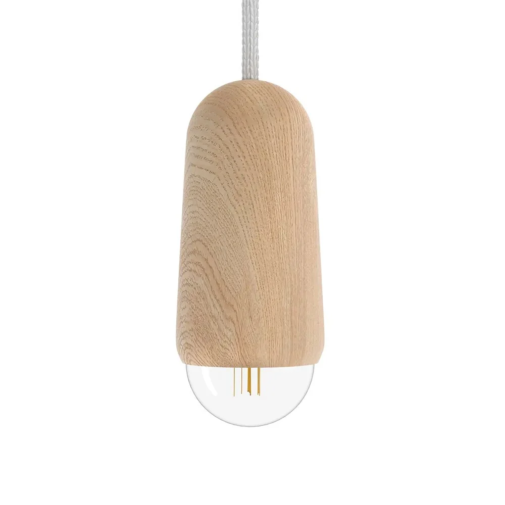 Luce Piccola sospensione, rovere naturale