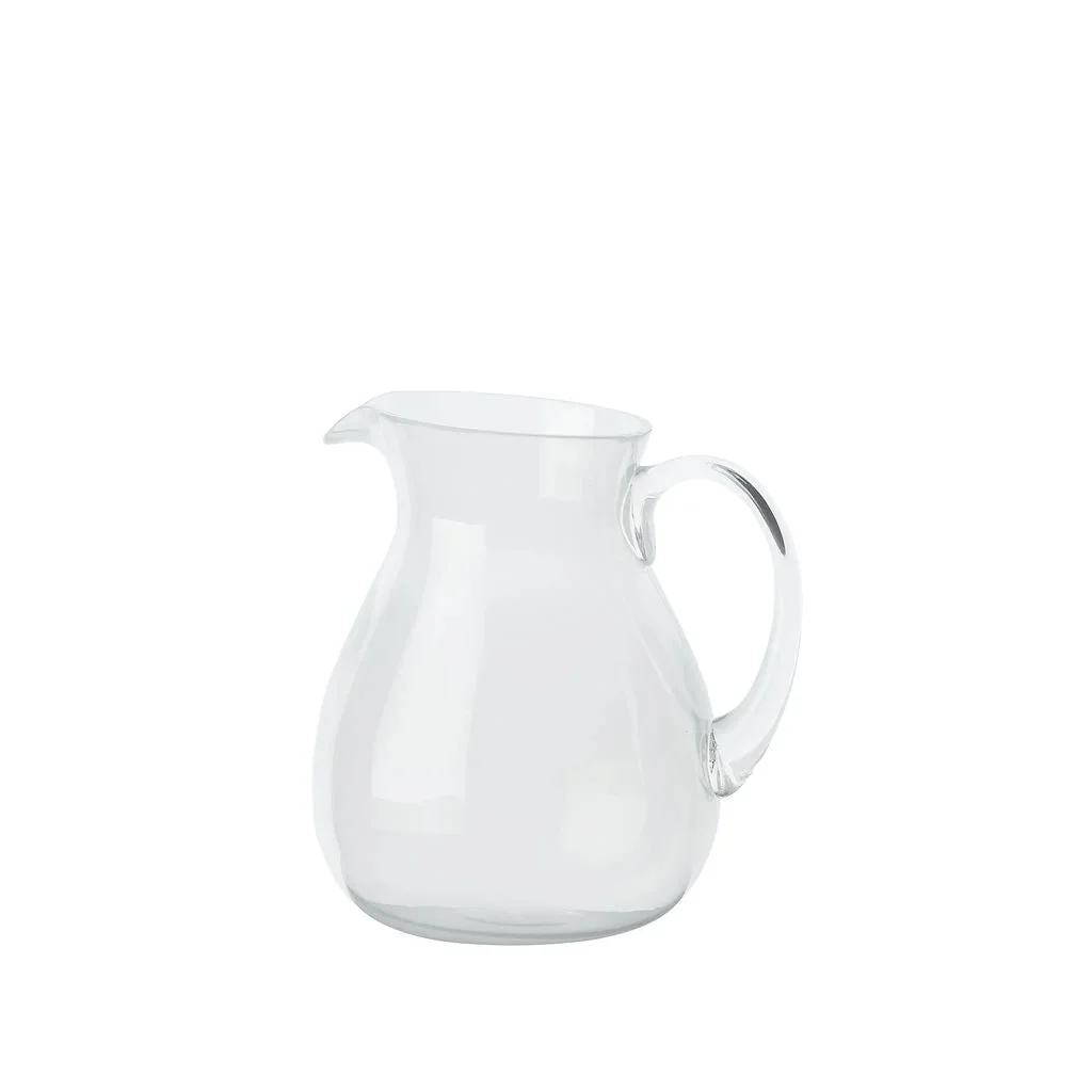 Zani Serafino Caraffa Memento Synth Small Pitcher Bianca Trasparente in MS-Metacrilato 1 Lt