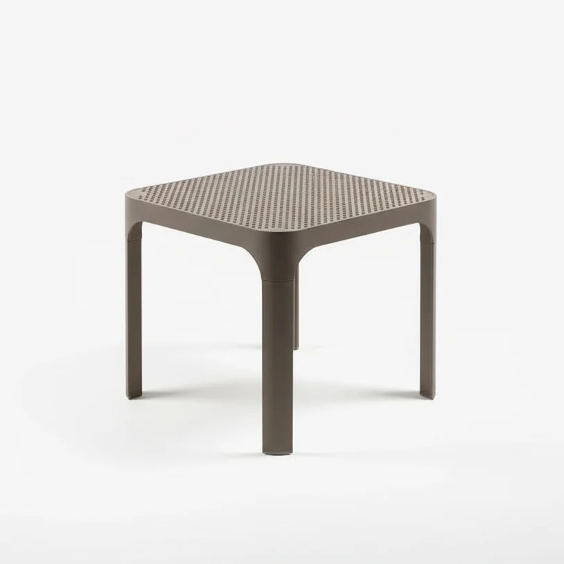 Nardi Tavolino Net Table 40 Tortora Polipropilene Impilabile
