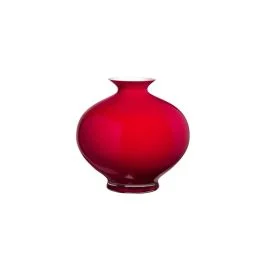 AURORA VASO 20 CM OPALE/ROSSO