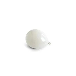 PALLONCINO IN CERAMICA AVORIO 12X16X11 CM