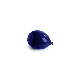 PALLONCINO IN CERAMICA BLU ELETTRICO 12X16X11 CM