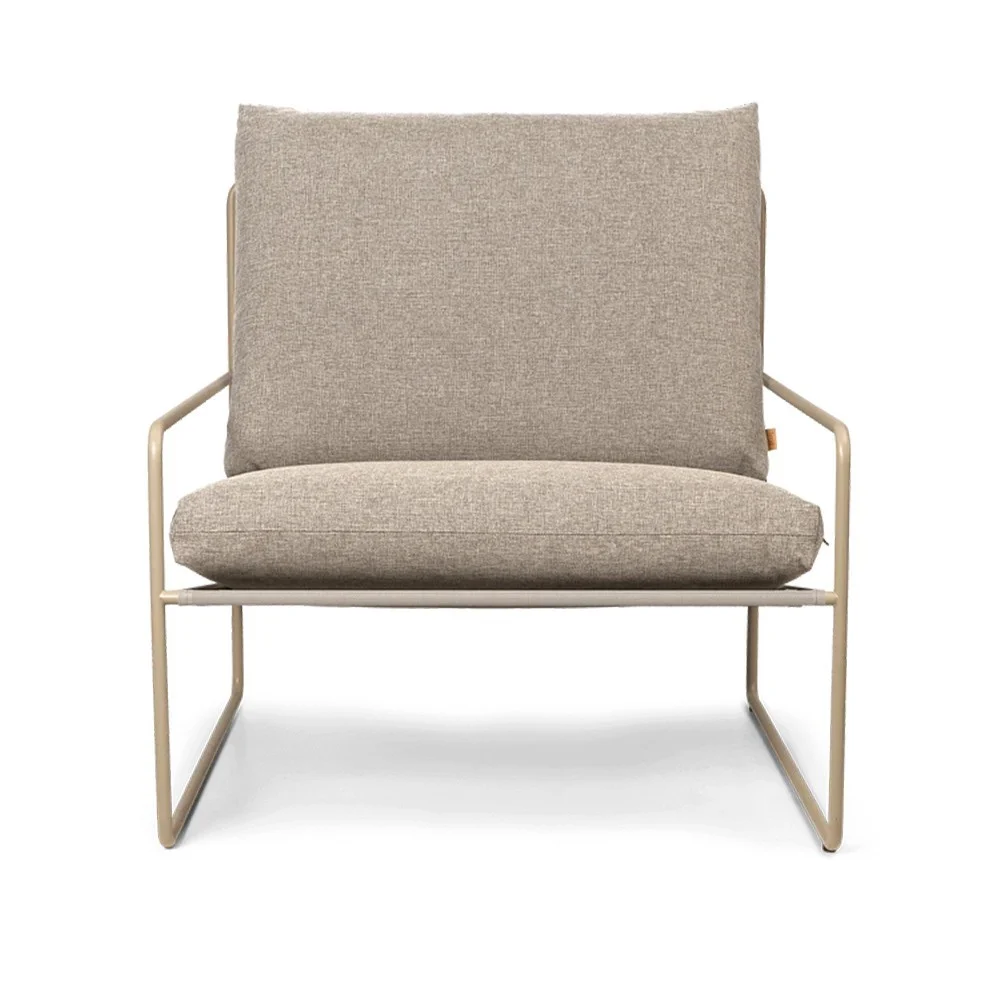 Poltrona Desert 1 posto - Cashmere/Sable Foncé