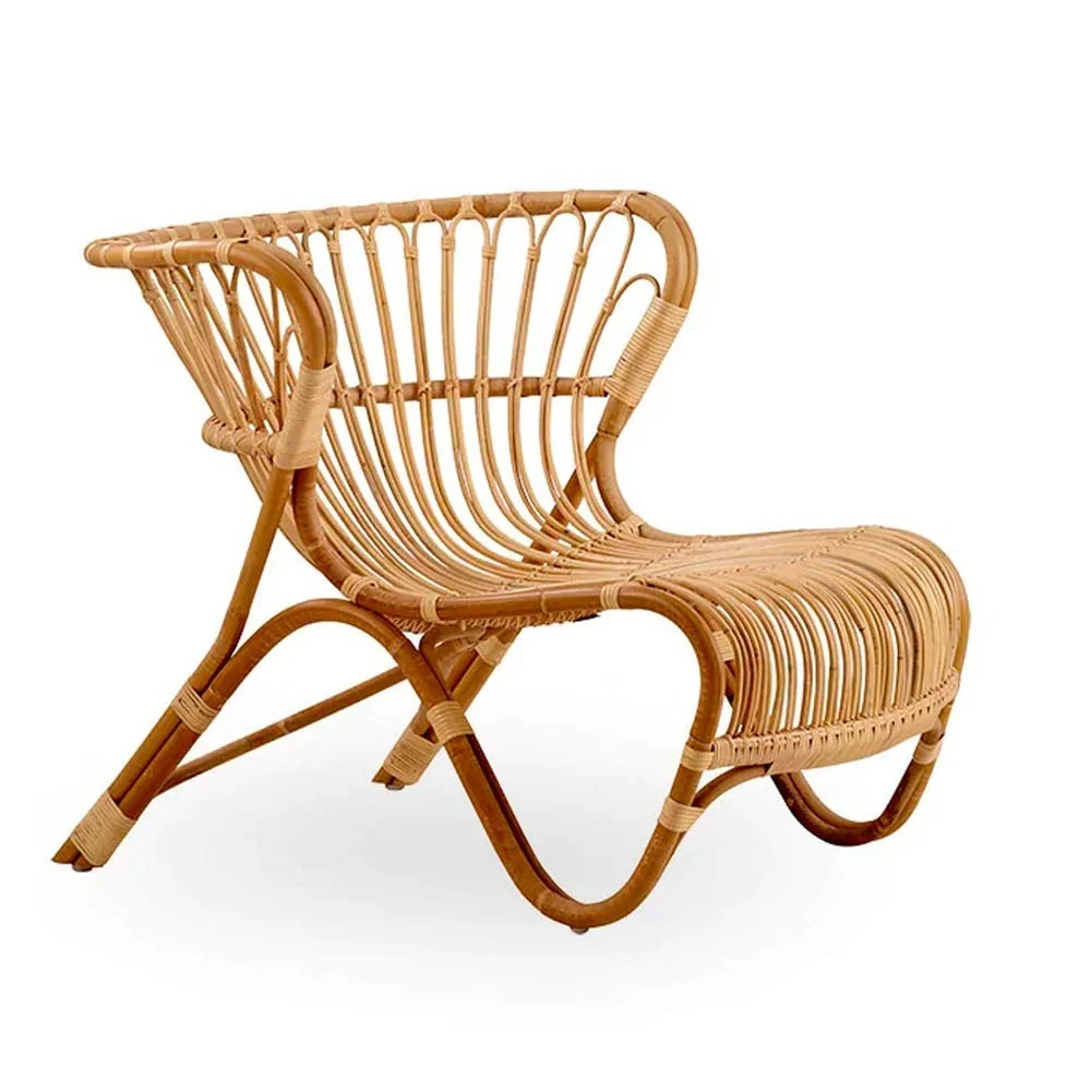 Poltrona Fox in rattan naturale