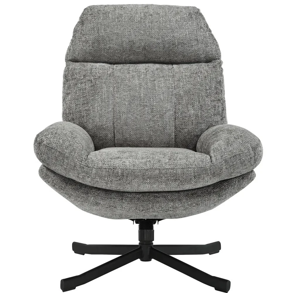 Poltrona girevole grigio scuro - CHILL