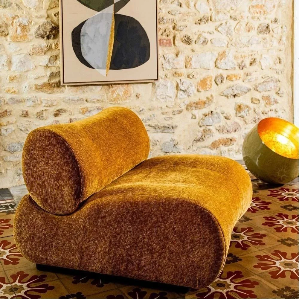Poltrona Hinton Mustard