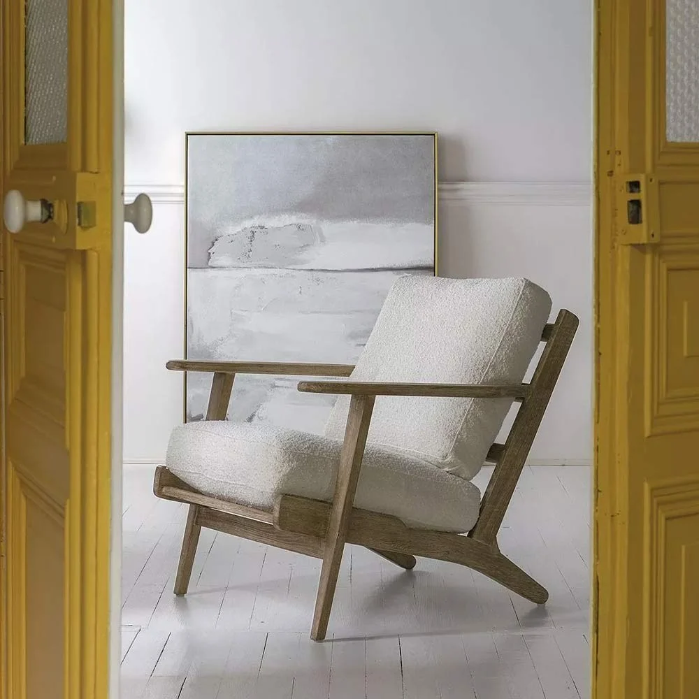 Poltrona JULES in spugna - Crema