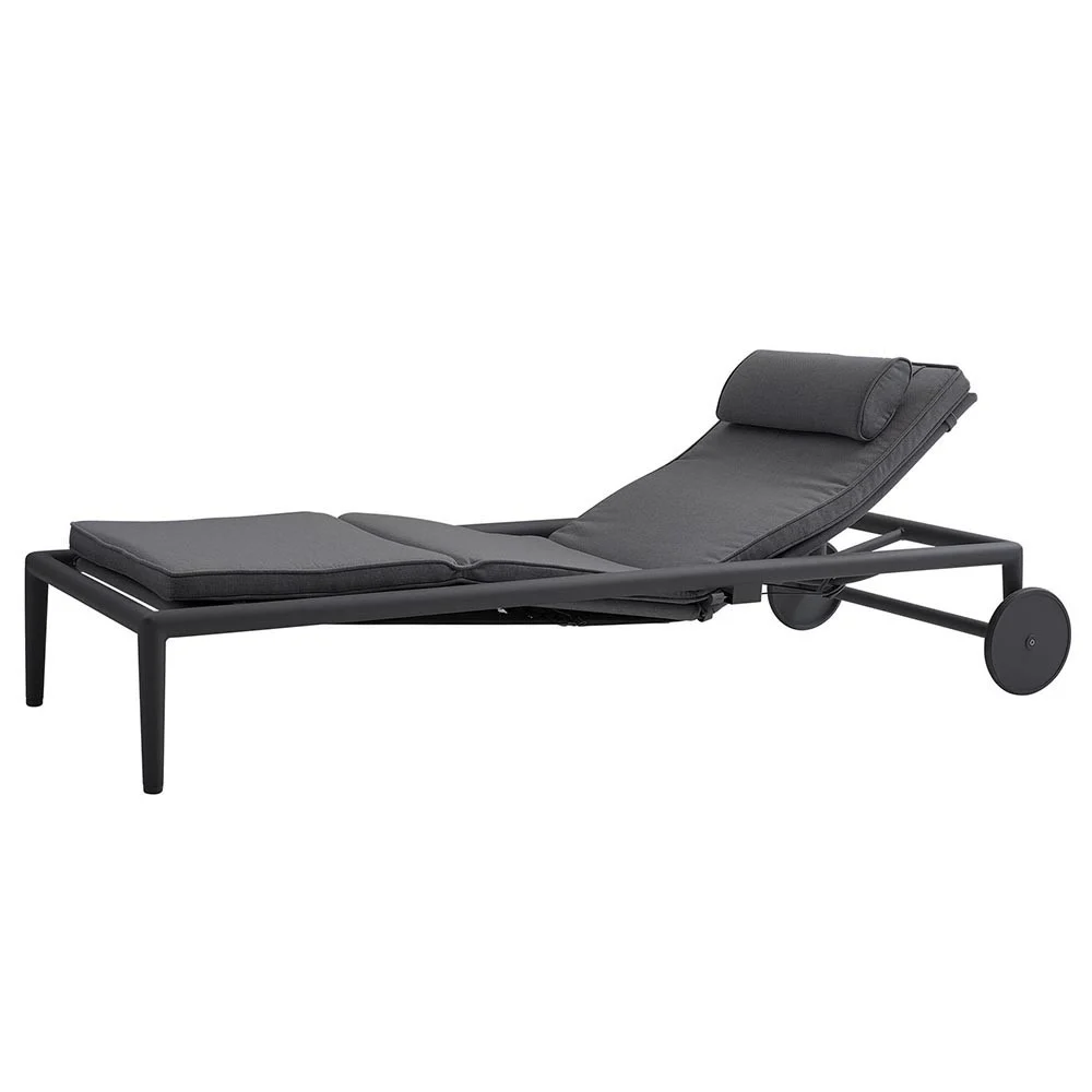 Poltrona lounge Conic grigio scuro