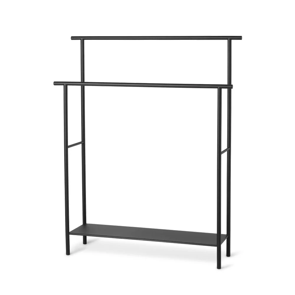 Porta asciugamani Dora - nero
