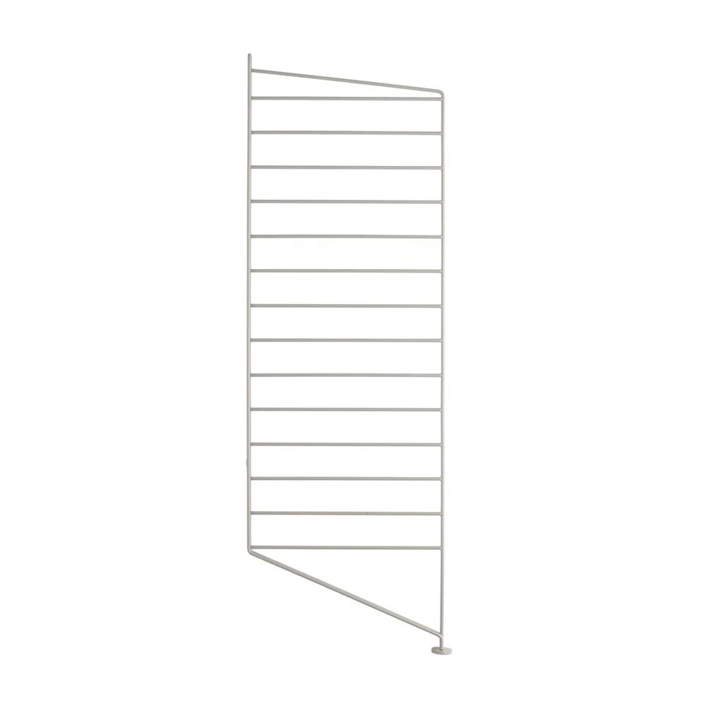 Portaoggetti da pavimento, beige - Sistema String 2 portants 85x30 cm