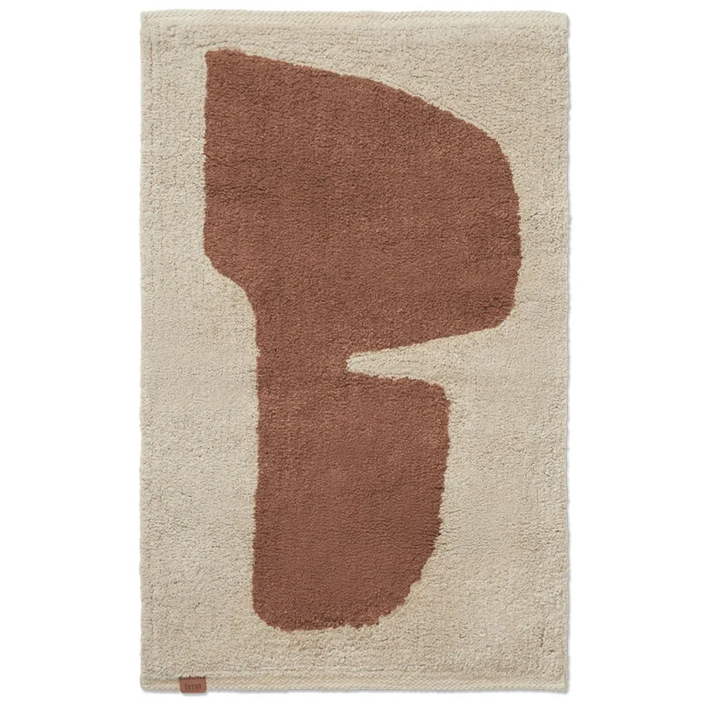 Posa di moquette lavabile - Pergamena/Ruggine