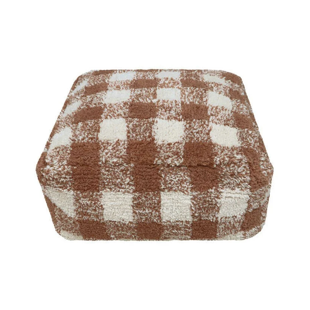 Pouf Caramel Vichy