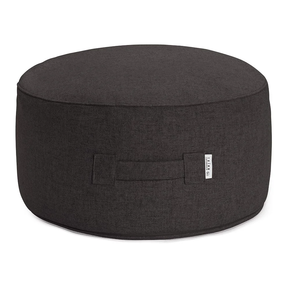 Pouf Tiny Moon in lana antracite