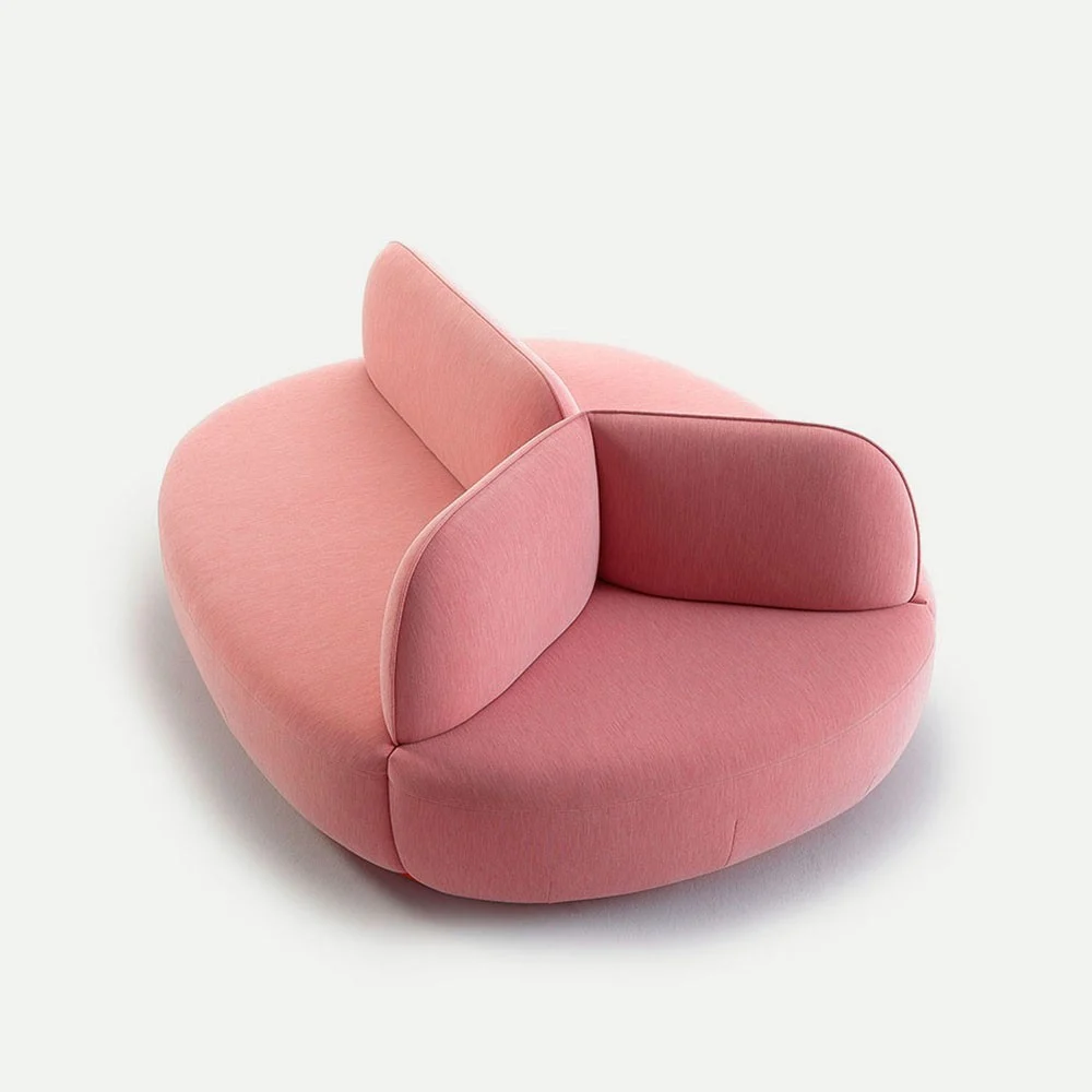 Sancal La Isla divano in tessuto con presa elettrica e USB
