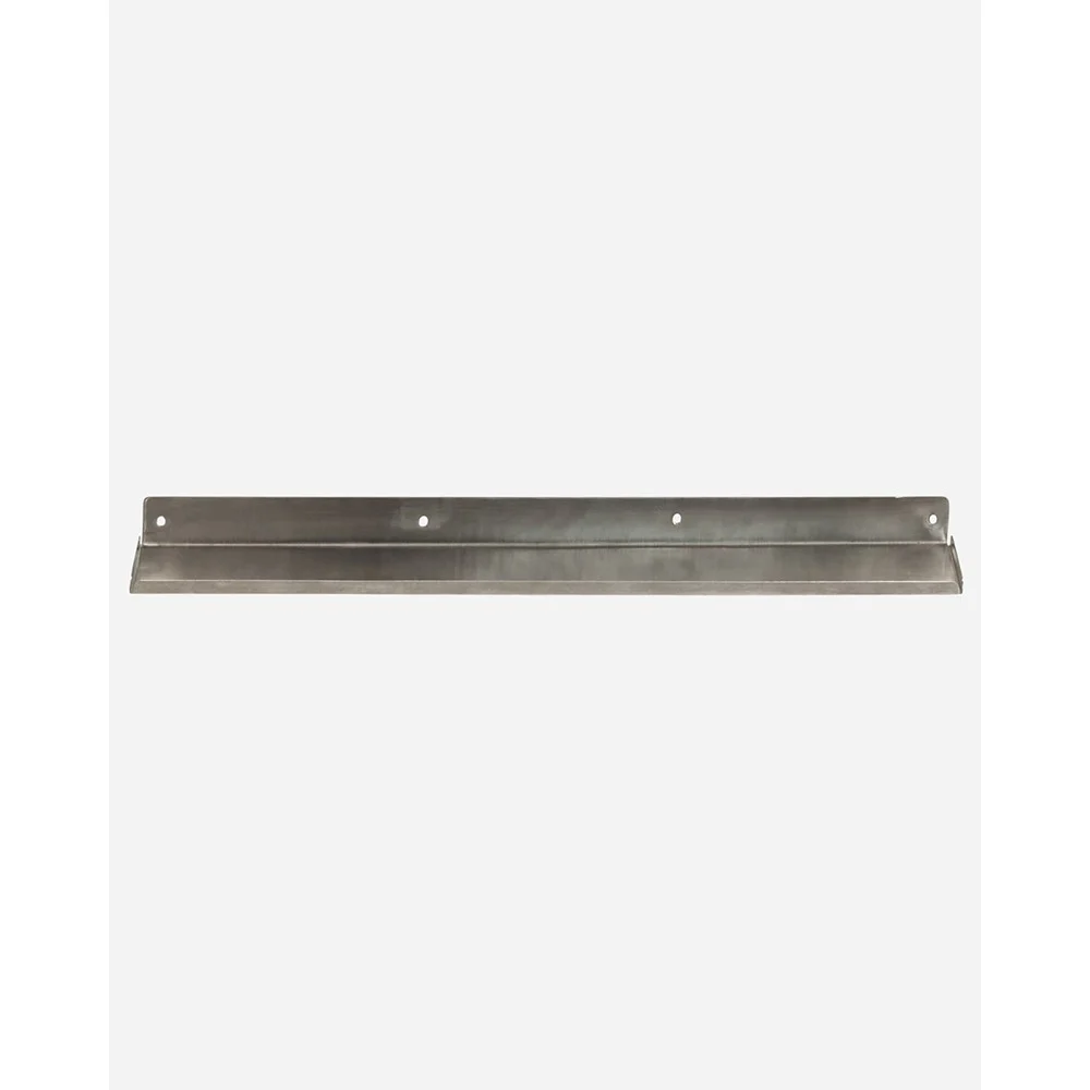 Scaffale a LED - argento spazzolato