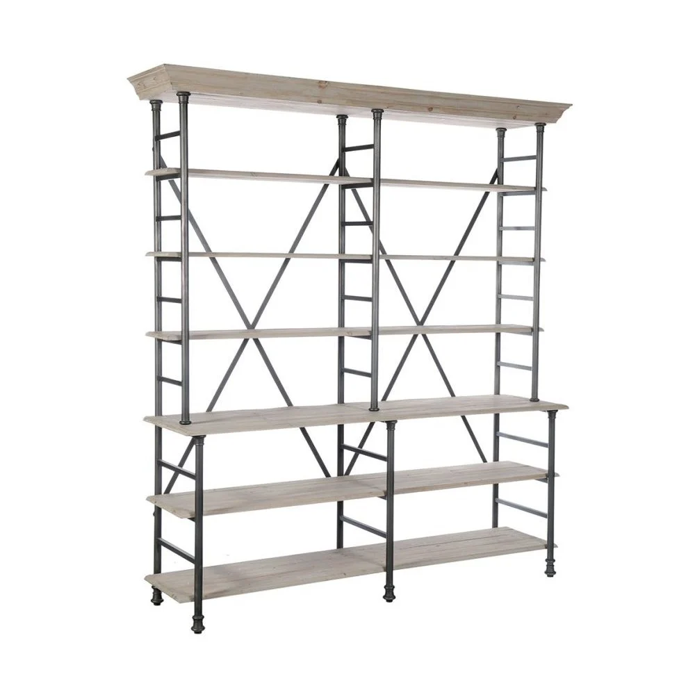 SCAFFALE DOPPIO DA MAGAZZINO