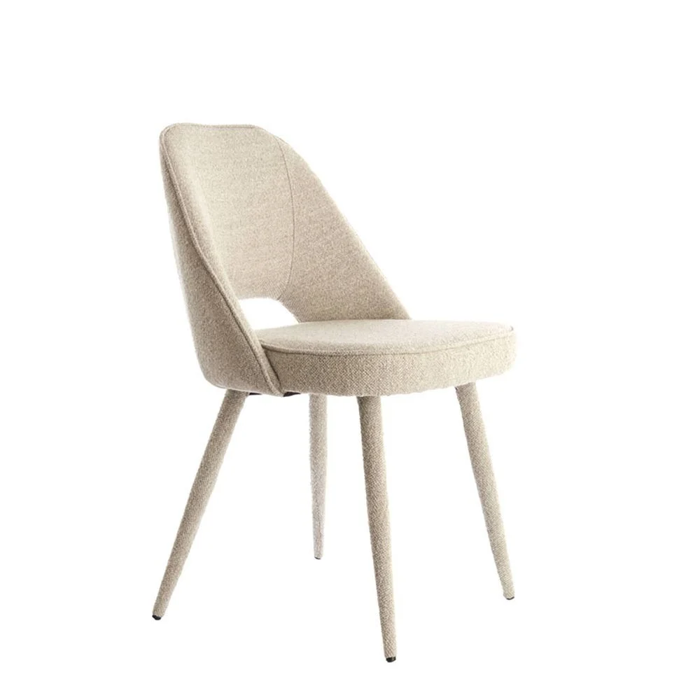 Sedia 57x51x84 cm DJESLIN grigio chiaro