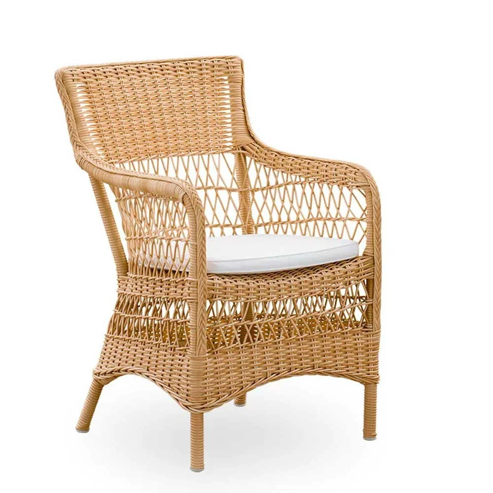 Sedia con braccioli Marie natural
