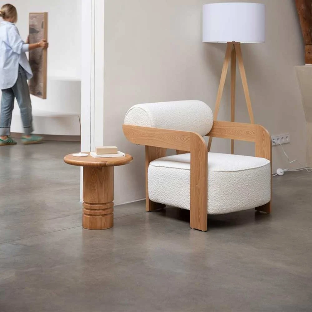 Sedia da Lounge Oolong Beige