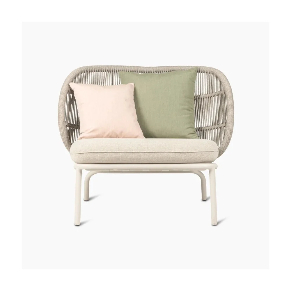Sedia da salotto Kodo Dune White