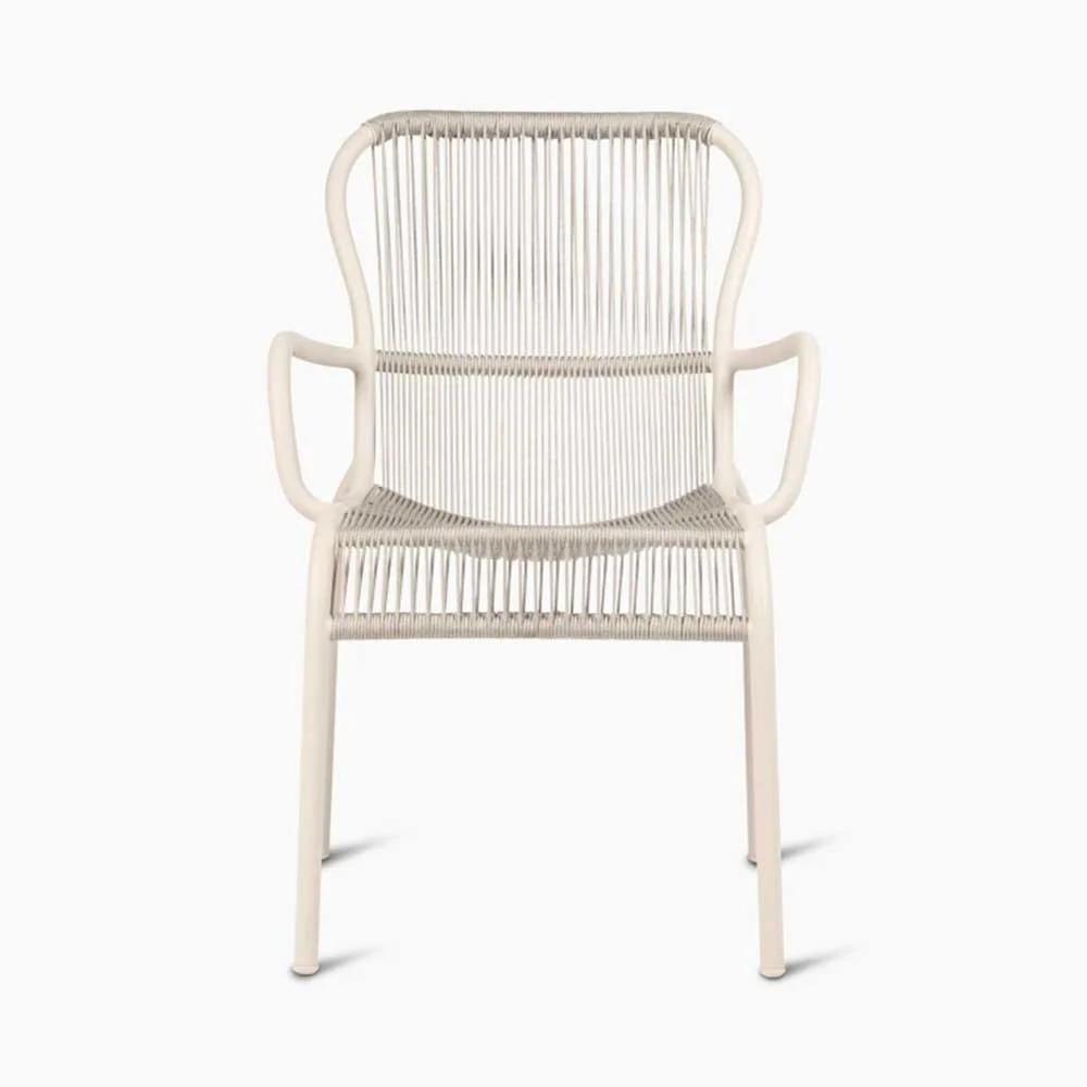 Sedia da tavolo Loop Dune White