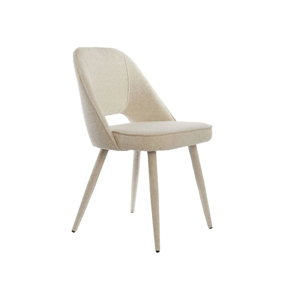 Sedia DJESLIN beige 57x51x84 cm